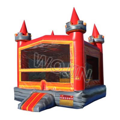 China Mini Cartoon PVC Medieval Theme Inflatable Bouncy Castles Combo Jumping House for sale