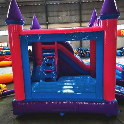 China 0.5mm PVC Tarpaulin Princess Theme 0.5mm PVC Inflatable Kids 5x4.5x3m Hot Selling Inflatable Combo Castle for sale