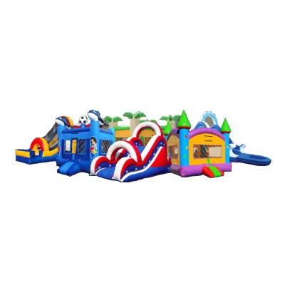 China Outdoor Inflatable Inflatable Bouncer Trampoline Air Castle Inflatable Bouncer Castle Kids for sale