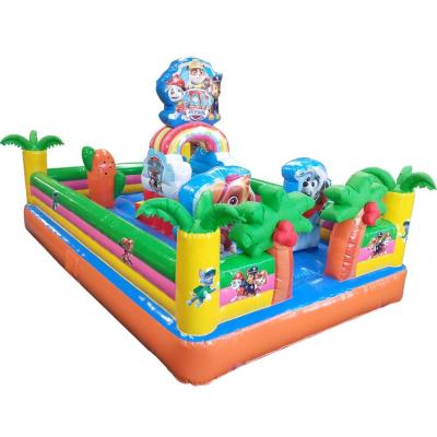 China Entertainment Outdoor Best Selling Little Dog Cartoon Kids Inflatable Bouncer Bouncy Castle Slides Jumping House for sale