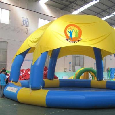 China Durable 0.90mm PVC Wholesale Kids Outdoor Play Inflatable Water Pool Around Inflatable Swimming Pool for sale