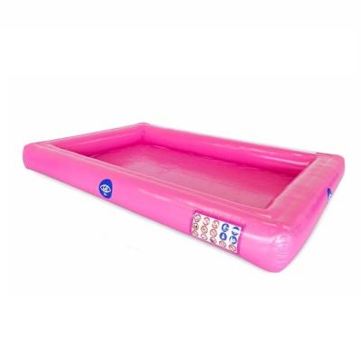 China Outdoor Playground Pink Splash Inflatable Pool For Bounce House for sale