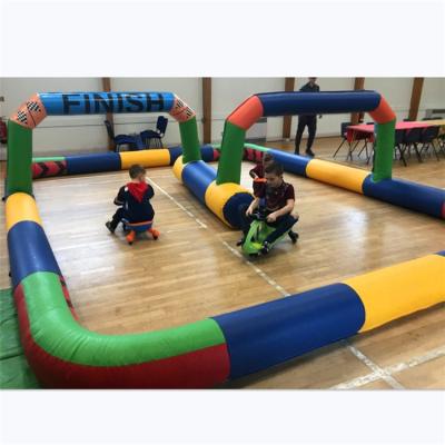 China Adult Professional Factory Wholesale Inflatable Race Lane Inflatable Barrier For Cars Car Use Or Swing Toy For Sale for sale