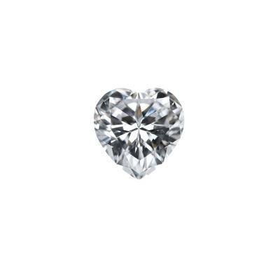 China High Quality CZ Color Set Or Fire Color Heart Shape Stone White Zircon For Jewelry for sale