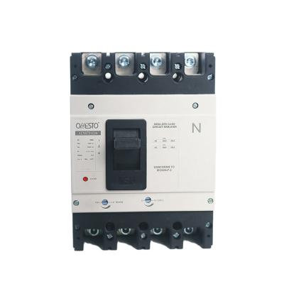 China 4Poles 630amp MCCB Thermomagnetic Adjustable Circuit Breaker Electrical Molded Case Circuit Breaker 50kA for sale