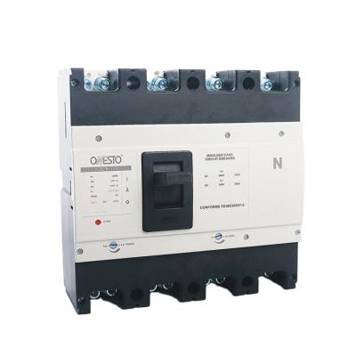 China 50kA MCCB Smart Circuit Breaker Molded Case 800Amp TPN MCCB 1000A MCCB 35/25KA for sale