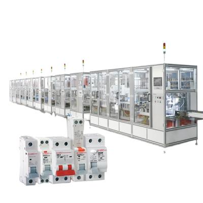 China Multi Component Assembly Pole MCB Circuit Breaker Automation Assembly Machine Equipment Line for sale