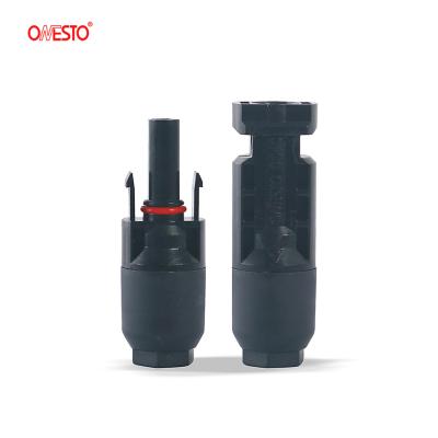 China Onesto Certified PC Components Solar PV Connector 1000V 4mm2 6mm2 TUV Certified Revit-Connected OC4C for sale