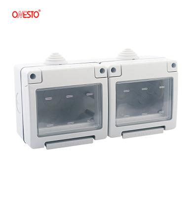 China Waterproof PC+ABS ABS+PC Junction Box IP55 Box For Wiring Accessories Plastic Socket Enclosure for sale