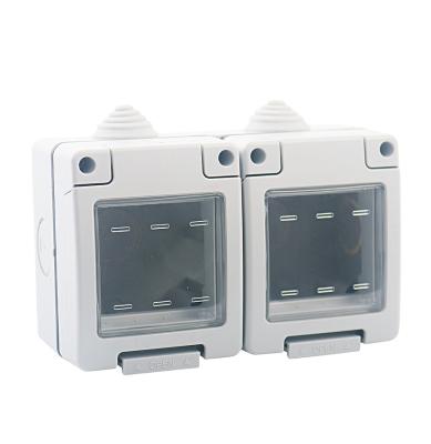 China Waterproof PC+ABS IP55 Waterproof Fence Switch Box Junction Box Plastic Box for sale