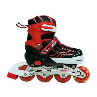 China PVC 4 Wheel PU Wheel Height Adjustable Outdoor Stripe Shoes Roller Skates for sale