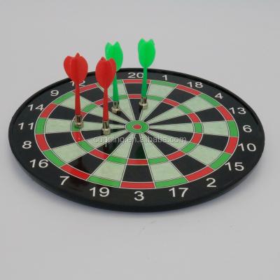 China Plastic / Iron Magnetic Dart Board 17 Inch Safe Board Game For Indoor Or Outdoor Kids for sale