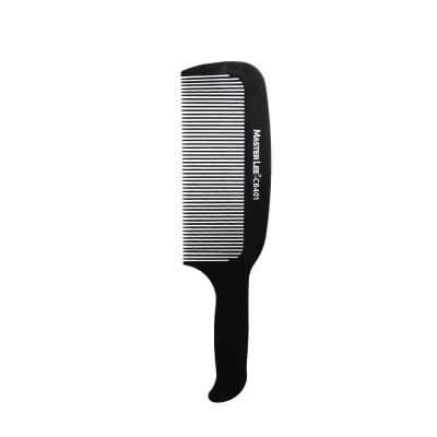 China Masterlee Logo Nondisposable Custom Carbon Power Haircut Comb Hair Straightener Comb Brush for sale