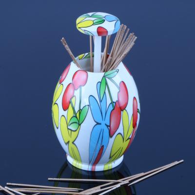 China 2022 Viable Automatic Type Plastic Toothpick Container Pocket Toothpick Bottle Toothpick Press Storage Box for sale