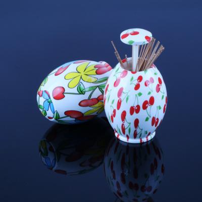 China Viable Decoration Ornaments Interesting Creative Toothpick Bottle Portable Gift Toothpick Storage Box for sale