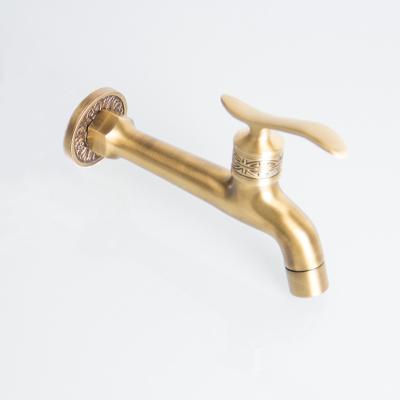 China Durable Wall Mounted Bathroom Washing Machine Brass Faucet Laundry Faucet Antique Lightweight Faucet for sale