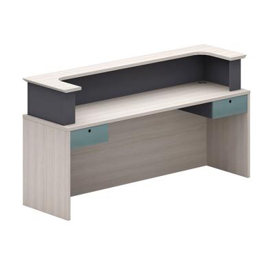 China High Quality Eco - Friendly Small Furniture Front Reception Desk Counter Desk for sale