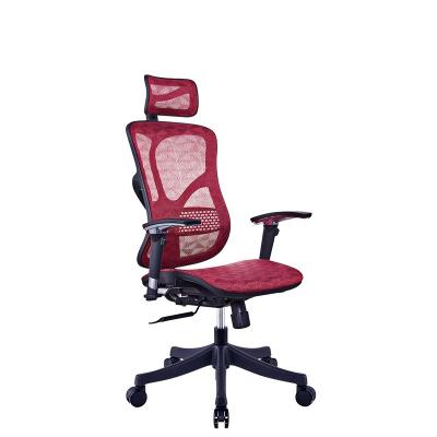 China (Height)Adjustable Comfortable Mesh Black Manager Executive Office Chair With Footrest for sale