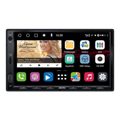 China 10.0 Full Touch Screen Android Multimedia Player ATOTO Car Amplifier 7 Inch Stereo Navigator With Music Wifi for sale