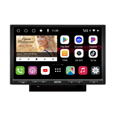 China ATOTO 10.1 Inch 2din Android Car Multimedia VCR Autoradio Car Radio Stereo Navigation 10.0 Amplifier With Wireless CarPlay for sale