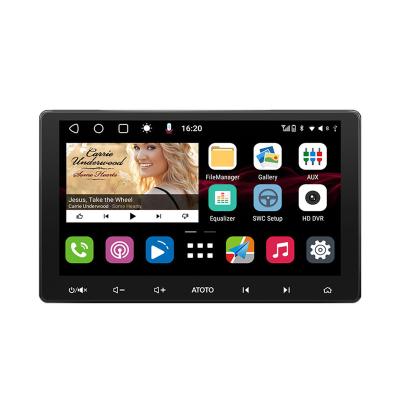 China ATOTO 10inch Octa Core Amplifier Anti-Reflective IPS Screen Android Car Radio With Split Screen for sale