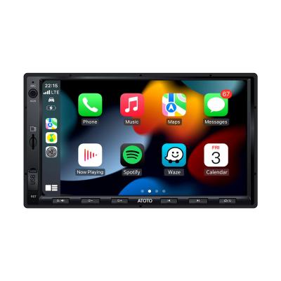 China Android ATOTO Auto F7 7 Inch Touchscreen Wireless Apple CarPlay & Android GPS Auto Navigation HD1080 Linux Stereo Multimedia For Cars for sale