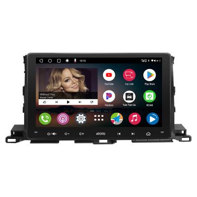 China Android ATOTO Android 10.0 Auto Car Stereo For 2014-2018 Toyota Highlander Built-in Recorder Carplay GPS Navigation DSP Auto Radio Head Unit for sale