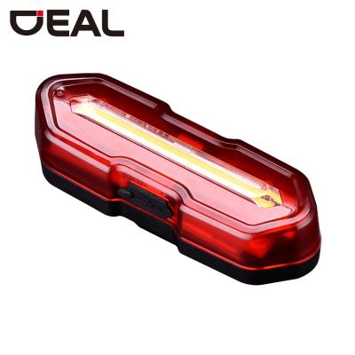 China Wholesale Luminous Rechargeable Bike USB Accessories LED Bar PC Material+Silicone Strap Environmental Rear Bike Tail Light U-Glow Ideal for Bicycle and Cycling for sale