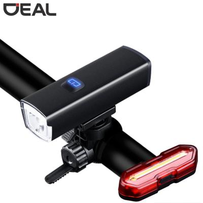 China Hot Selling U-Ideal Aluminum High Power 800LM 3000mAh USB LED Micro USB Bicycle Light Set From Amazon PC+Aluminiun Alloy for sale