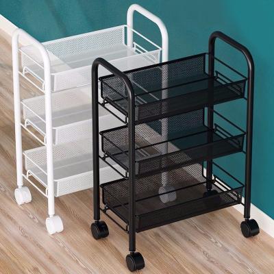 China Viable Bee Mesh Cart Storage 3 Layer Racks & Holders for sale