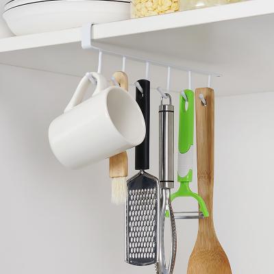 China Multi-Functional Hanging Hook Viable On Cabinet Slide Out Of Cabinet Organizer Under Shelf Storage Hook for sale