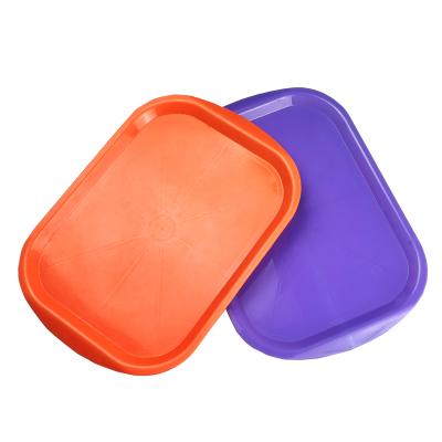 China Sustainable High Quality Square Plastic Dinner Plate Kids Dinner Plate Eco - Friendly for sale