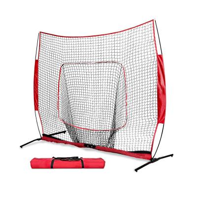 China Rebounder Heavy Duty Adjustable Pitchback Rebounder Heavy Duty Baseball NetFeet Batting Training Tee Training Kick Net for sale