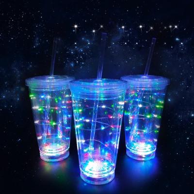 China Hot Selling 20oz PS 2002 Plastic Voice Mug Carnival Ride With Lid And Handles LED Carnival Cups for sale