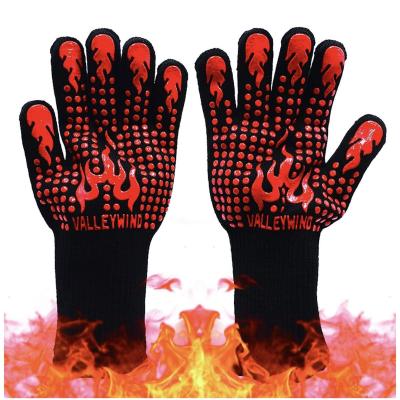 China Contemporary BBQ Gloves Custom Kitchen Food Cooking Gloves Heat Insulating Gloves High Temperature Resistance for sale