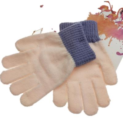 China Magic Knitted Acrylic Glove Logo Funny Winter Glove Simple Unisex Warmer Winter Glove for sale