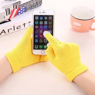 China Simple Popular Warm Sale Winter Touch Screen Men Women Winter Gloves Touch Screen Gloves for sale