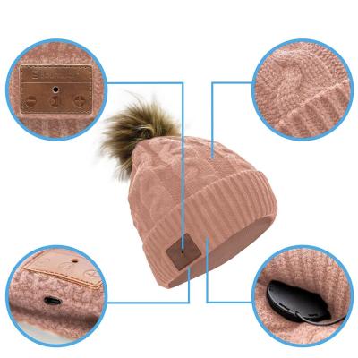 China Factory COMMON supply high quality listen to music and answer smart phone knit winter hats for sale