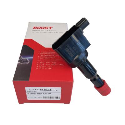 China High Quality Car Ignition Coil BT-2138 30520-PWC-003 For Honda Airwave City Jazz Mobilio L13A L15A 30520-PWC-S01 22X20X12 Fit for sale