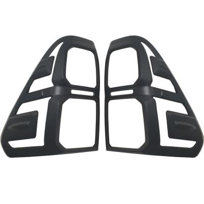 China ABS Tail Light Protection Decorate ABS For Toyota Hilux Revo Matte Black A Pair 2016 for sale