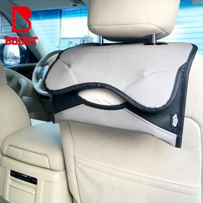 China PVC Car Accessories Tissue Box Bags Seat Back-hanging Paper Towel Receiving Bag for sale