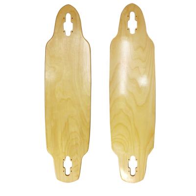 China Adult New Arrival Custom 8 Ply Maple Canadian Freestyle White Longboard Decks for sale