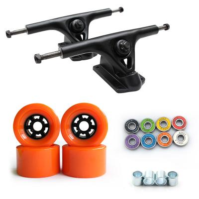 China High Quality Custom 8 Inch Adult Longboard Trucks With 90*52 Mm Skateboard Wheels for sale