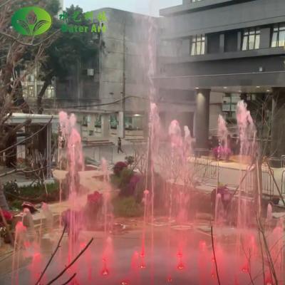 China Modern Small Hospital Freestanding Custom Outdoor Square Dancing Jumping Fountain for sale