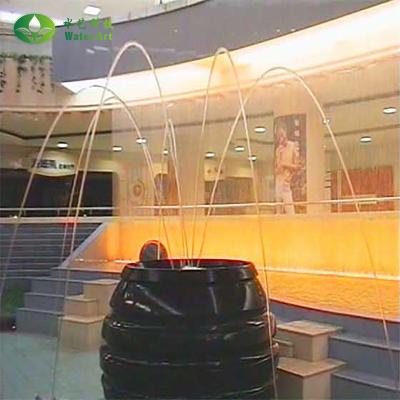 China Modern Free Design Floating Water Fountain Portable Musical Fountain for sale