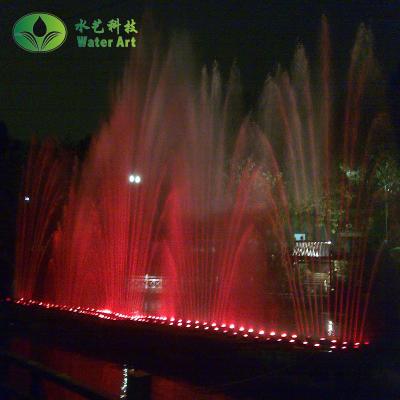 China 2022 New Exhibition Pool Fountain Modern Underwater Light Fountain Watershow Modern Water Fountain for sale