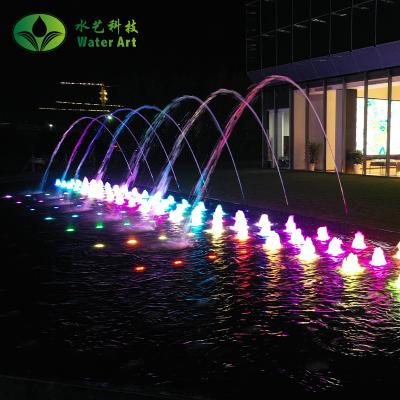 China Modern professional pool fountain customization fountain portable water dance fountain for sale