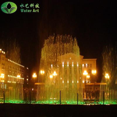 China Modern Professional Outdoor Moive Fountain Water Screen Customization Film Laser Floating Fountain for sale