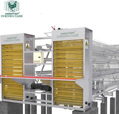 China Layer Chicken Farming Good Quality Poultry Farm Easy Operate A Type Layer Chicken Battery Cage for sale