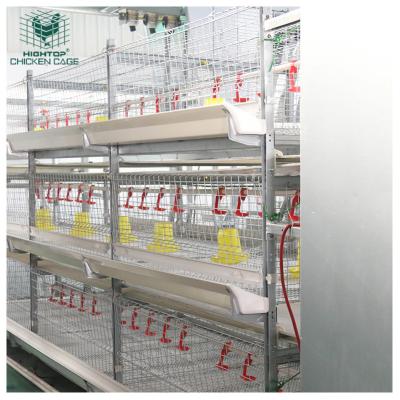 China Farms Best Quality Automated H Type Poultry Broiler Battery Cage System for sale